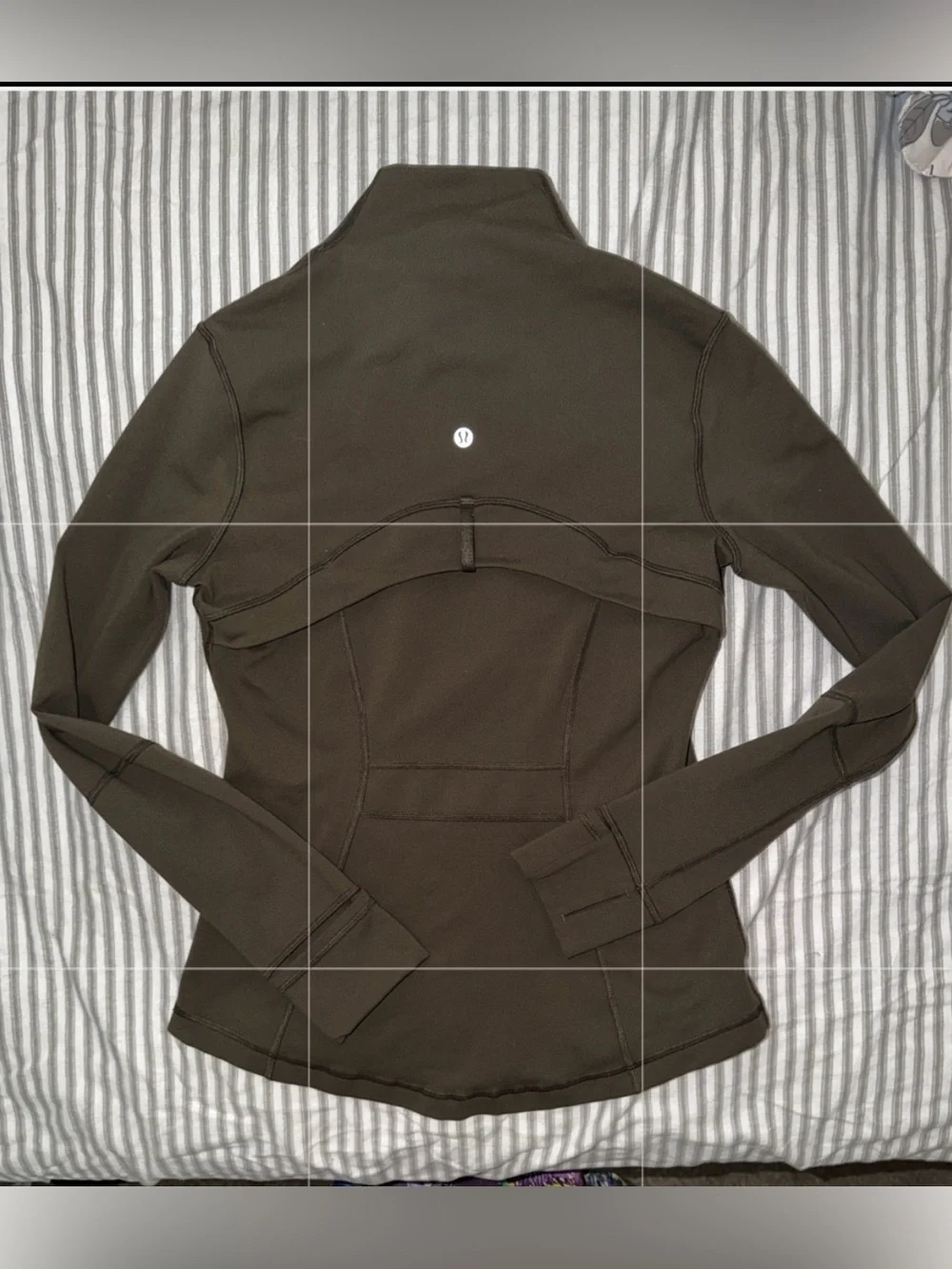 Lululemon Athletica Women’s Luon Define  Jacket Dark Olive First Release size 8